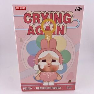 Pop Mart Crying Baby Pink Plush Doll